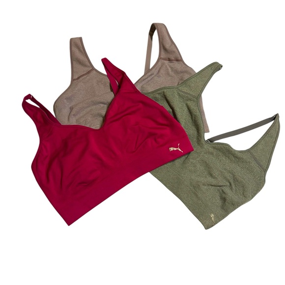 Puma Bundle of 3 Sports Bras - Picture 1 of 2